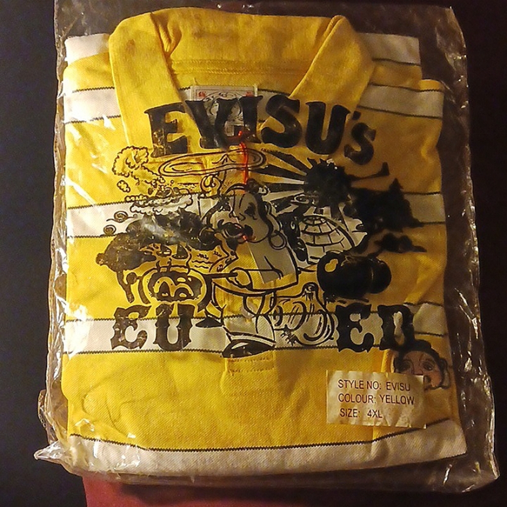 EVISU POLO STYLE SHORT SLEEVE SHIRT